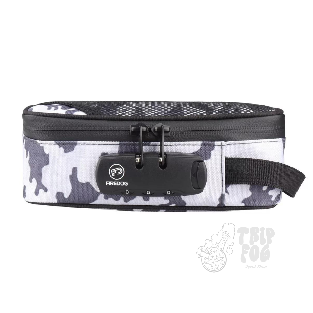 Case FIREDOG Camuflada com Senha a Prova de Odor